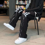 Threebooy Long Straight Stylish Trousers for Men Low Price Fashion 2024 Classic New In Y2k Korean Style Sale Streetwear Casual Pants Man