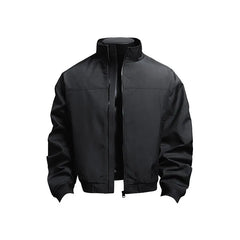 Threebooy Spring Windbreaker Lightweight Full Zip Mens Jackets Casual Outdoor Stand collar Overcoats Hiking Fishing Lightweight Coats