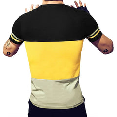 Threebooy  Summer New Fashion Men's T Shirt Casual Patchwork Short Sleeve T Shirts Men Streetwear Hip Hop Top Tees M-5XL