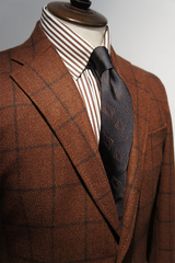 Threebooy  Men Suits Plaid Tuxedo 2 Pieces Single Breasted Corduroy Business Formal Tuxedos Blazer Pants Notch Lapel New