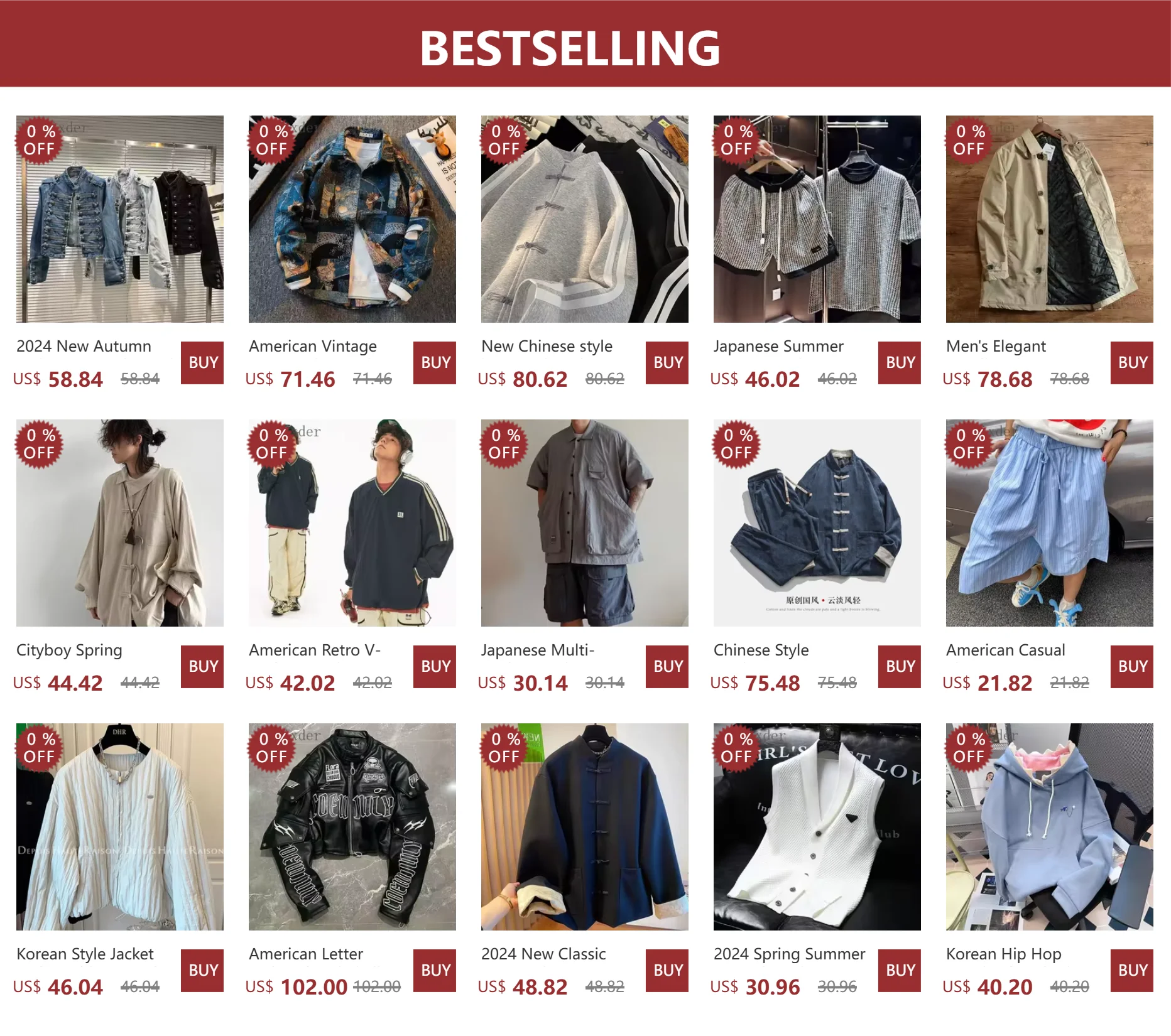 Threebooy Outdoor Work Jacket Men's Spring Autumn American Retro Zipper Coat Silhouette Bomber Handsome High Street Flying Work Jacket