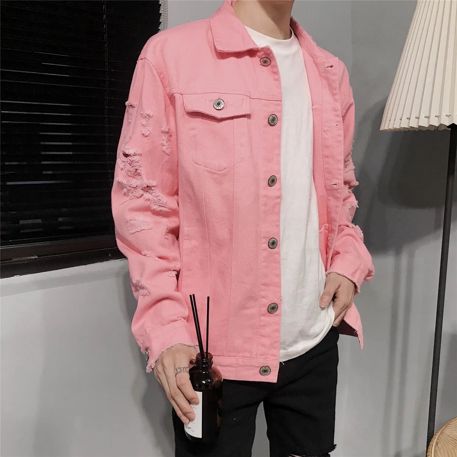 Threebooy Men's Clothing Outerwear  Coats Models 2024 Japanese Vintage Clothing Korean Popular Clothes Spring Jackets Style Original