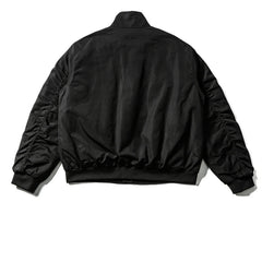 Vintage Letter Embroidery Bomber Jacket Men Streetwear Harajuku Splicing Cargo Coat Oversized Autumn New Loose Casual Jacket