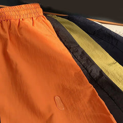 Threebooy  40kg-100kg Summer Casual Men's Waterproof Quick Drying Shorts Straight Elastic Waist Loose Short Joggers