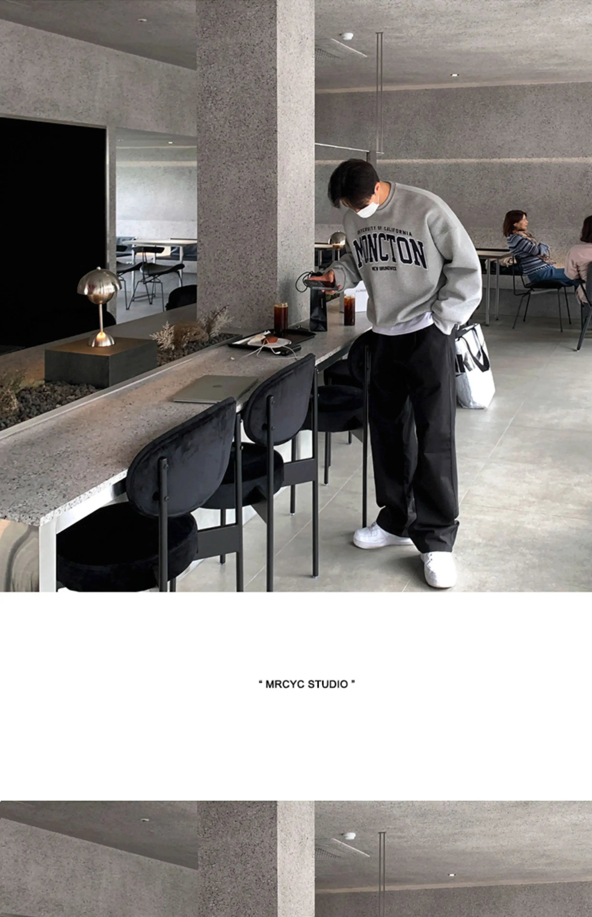 Threebooy Korean Style High-end Straight-leg Casual Pants Men's Spring Summer Loose Trousers American 2025 New Trendy Wide-leg Pants Chic