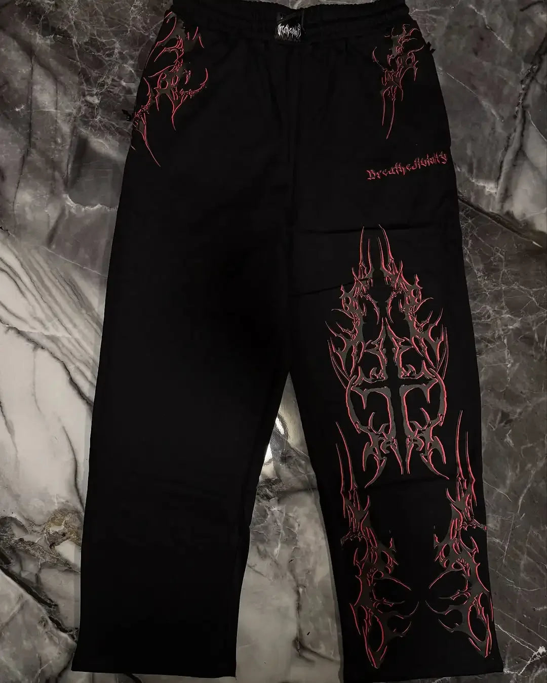 Threebooy  Y2K Breathedivinity Skull Cargo Pants Men Women Gothic Casual Sports Joggers New Hip Hop Street Fashion Couple Street Trousers