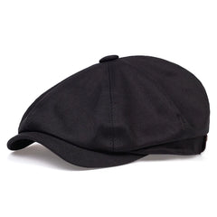 Threebooy Mens Retro Newsboy Caps Stitching Berets Cap Autumn Winter Vintage Painter Octagonal Hats Gorras