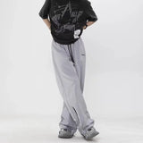 Threebooy Parachute Sports Pants Joggers Men Korean Oversize Wide Leg Trousers Male Sportswear Casual Loose Streetwear Hip Hop