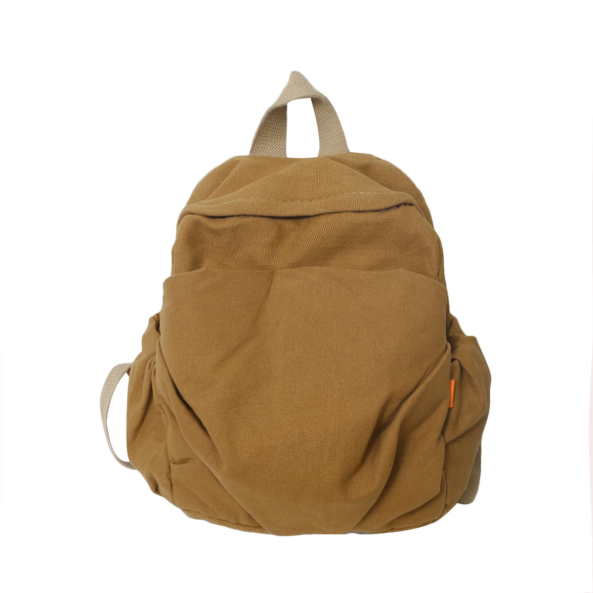 Threebooy  100% Cotton Small Backpacks Solid Black Leisure Or Travel Bags Soft Canvas Packages For Women High Quality Cloth Shoulder Bags