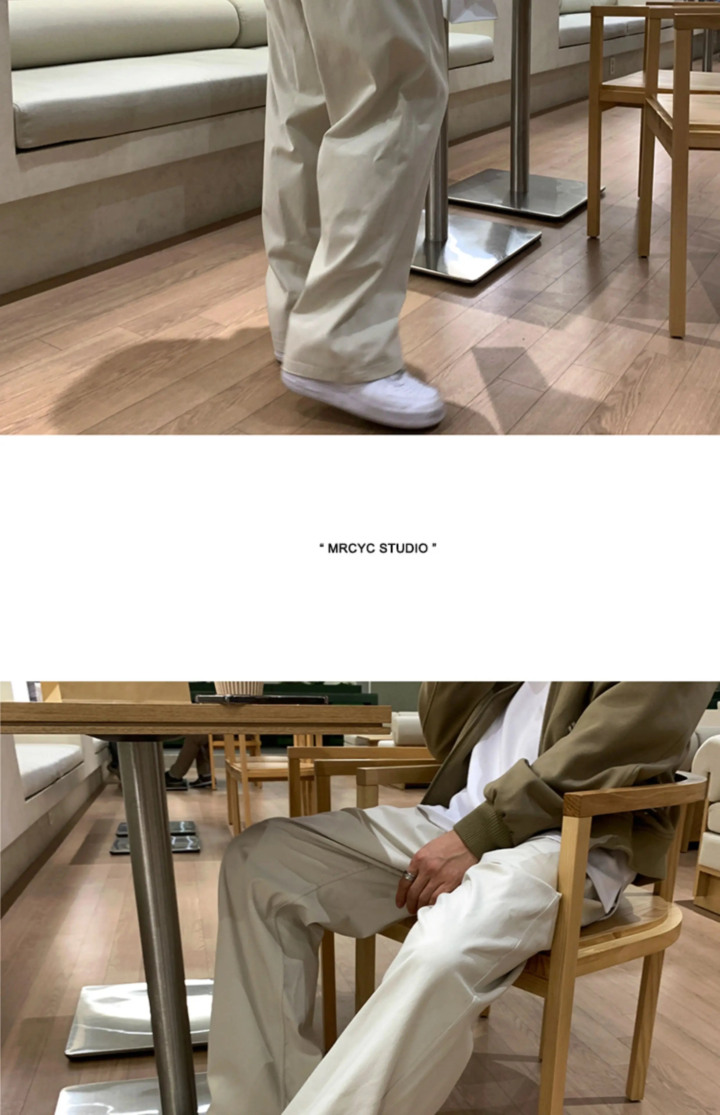 Threebooy Korean Style High-end Straight-leg Casual Pants Men's Spring Summer Loose Trousers American 2025 New Trendy Wide-leg Pants Chic