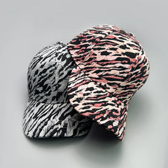 Threebooy  Graffiti Leopard Stripe Print Baseball Hats New Unisex Personal Outdoor Breathable Sunshade Versatile Fashion ins Snapback Caps