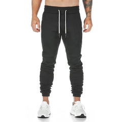 Threebooy Joggers Sweatpants Men Casual Pants Solid Color Gyms Fitness Workout Sportswear Trousers Autumn Winter Male Crossfit Track Pants