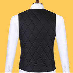 Threebooy  New Down Cotton Vest Men's Winter Warm Middle-aged and Elderly Vest Vest Horse Clip Daddy's Suit Short