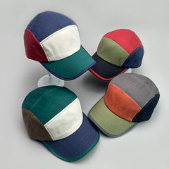 Threebooy  Japanese Fashion Color Matching Men Women Baseball Hats Cotton All-matching Comfortable Streetwear Sport Unisex Quick drying Cap