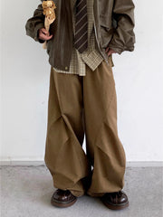 Threebooy  plus Size Men's Casual Pants Loose Fitting Comfortable Casual Trend Suitable for Daily Outings And Travel