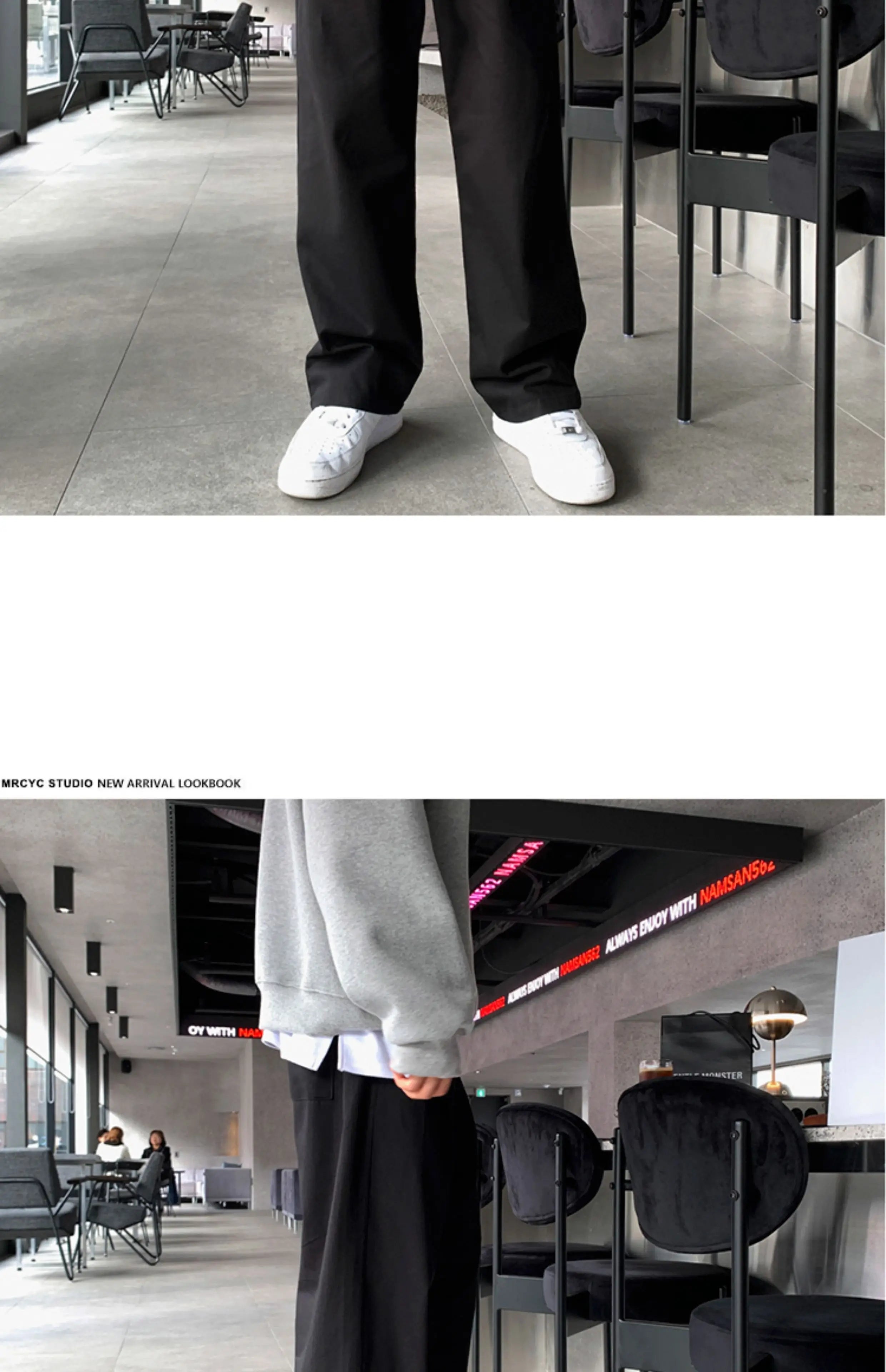 Threebooy Korean Style High-end Straight-leg Casual Pants Men's Spring Summer Loose Trousers American 2025 New Trendy Wide-leg Pants Chic