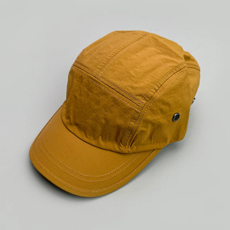 Threebooy  Simple Quick Drying Retro Snapback Caps New Men Women Sunshade Outdoor Camping Baseball Hats Breathable Versatile Fashion Korean