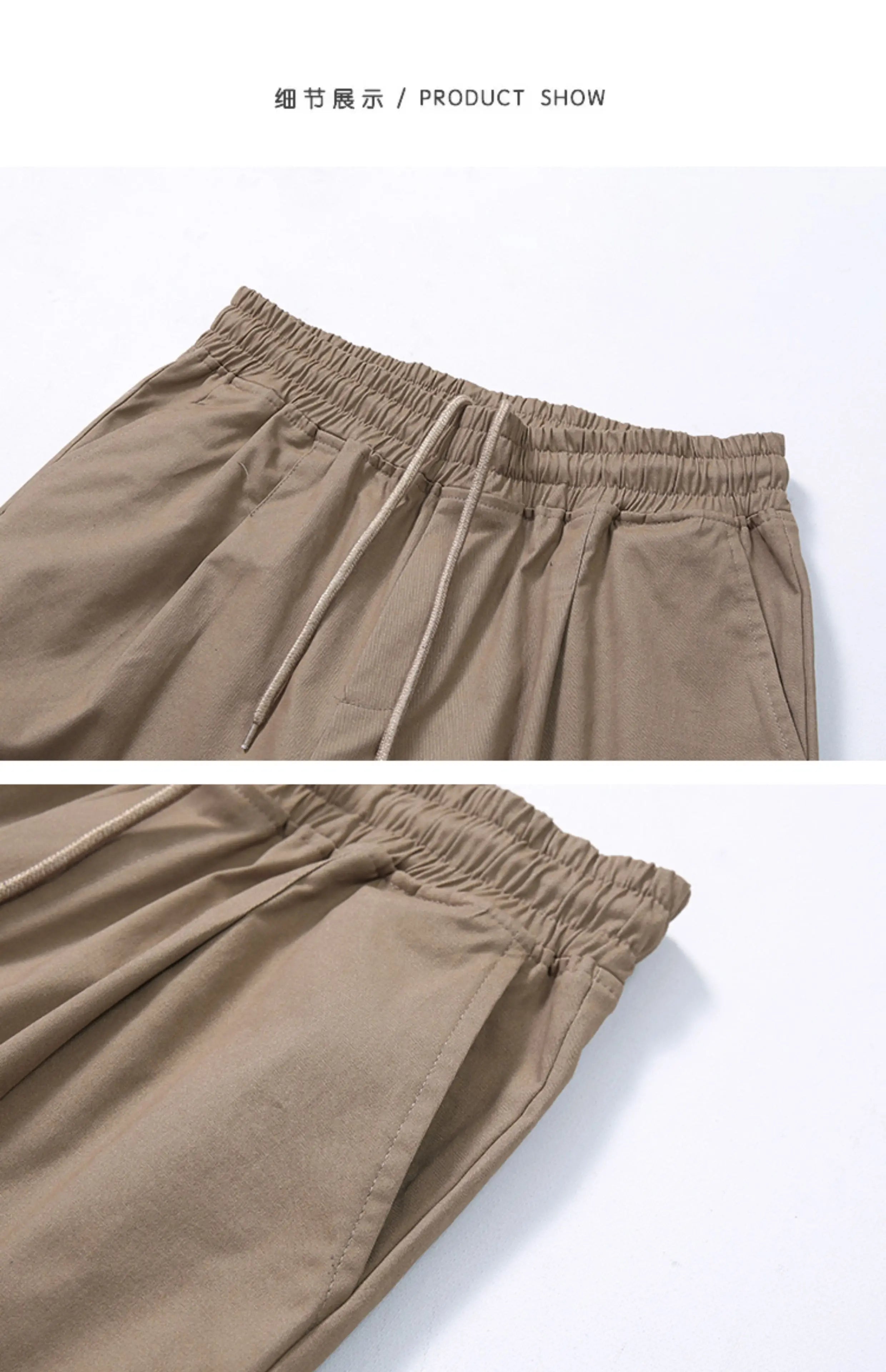 Threebooy Korean Style High-end Straight-leg Casual Pants Men's Spring Summer Loose Trousers American 2025 New Trendy Wide-leg Pants Chic