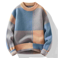 Threebooy Round Collar Crewneck Long Sleeve Thick Knitwear Original Autumnr and Winter Pullover Man Casual Y2k Knitted Sweaters for Men