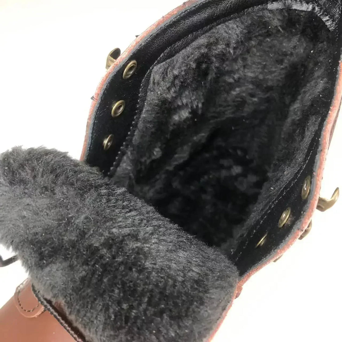 Threebooy  Winter Vintage Tooling Men Motorcycle Boots Quality Round Toe Brwon Casual Ankles Shoes Zapatos Hombre