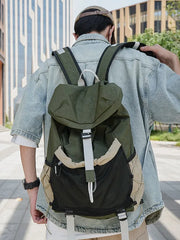 Threebooy  New Fashion Cool Casual Backpack Men's Travel Fitness Sports Travel Luggage Bag Large Capacity Lightweight Student Schoolbag sac
