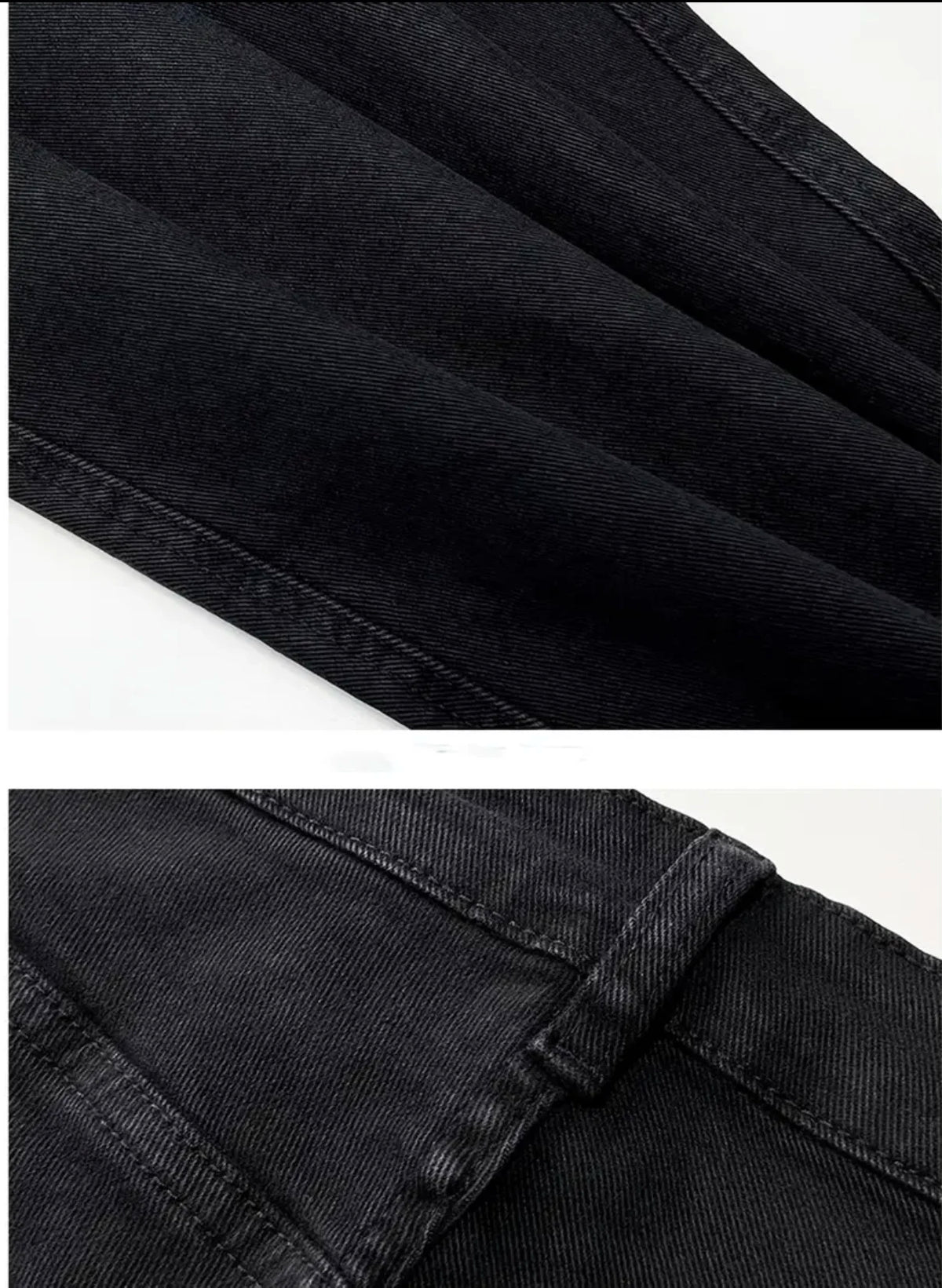 Threebooy  Men's Loose-fit Straight-leg Jeans  Durable and Washable Men's Denim Trousers for Men  Perfect Gift for Boyfriends and Husbands
