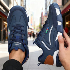 Threebooy  Men's Sneakers Spring Autumn Comfortable Non-slip Fashion Running Shoes Outdoor Shock-absorbing Hiking Shoes Tenis Men Trainer