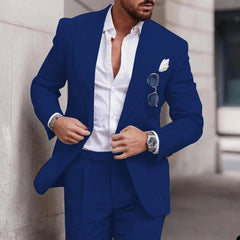 Threebooy  Men Suit Dress Suit 2piece Business Casual Gentleman Banquet Handsome Suit