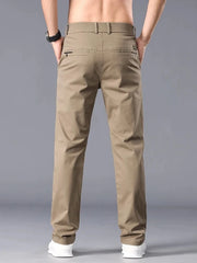 Threebooy  Stretch Men Casual Pants Autumn New Straight Formal Trousers Work Business Dress Fashion Male Comfort Brand Pants