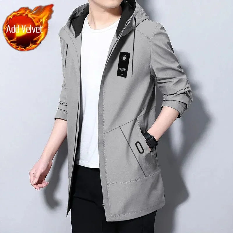 Threebooy Trendy Oversize Male Coats Clothing Fashion Stylish Men's Hoodie Jackets