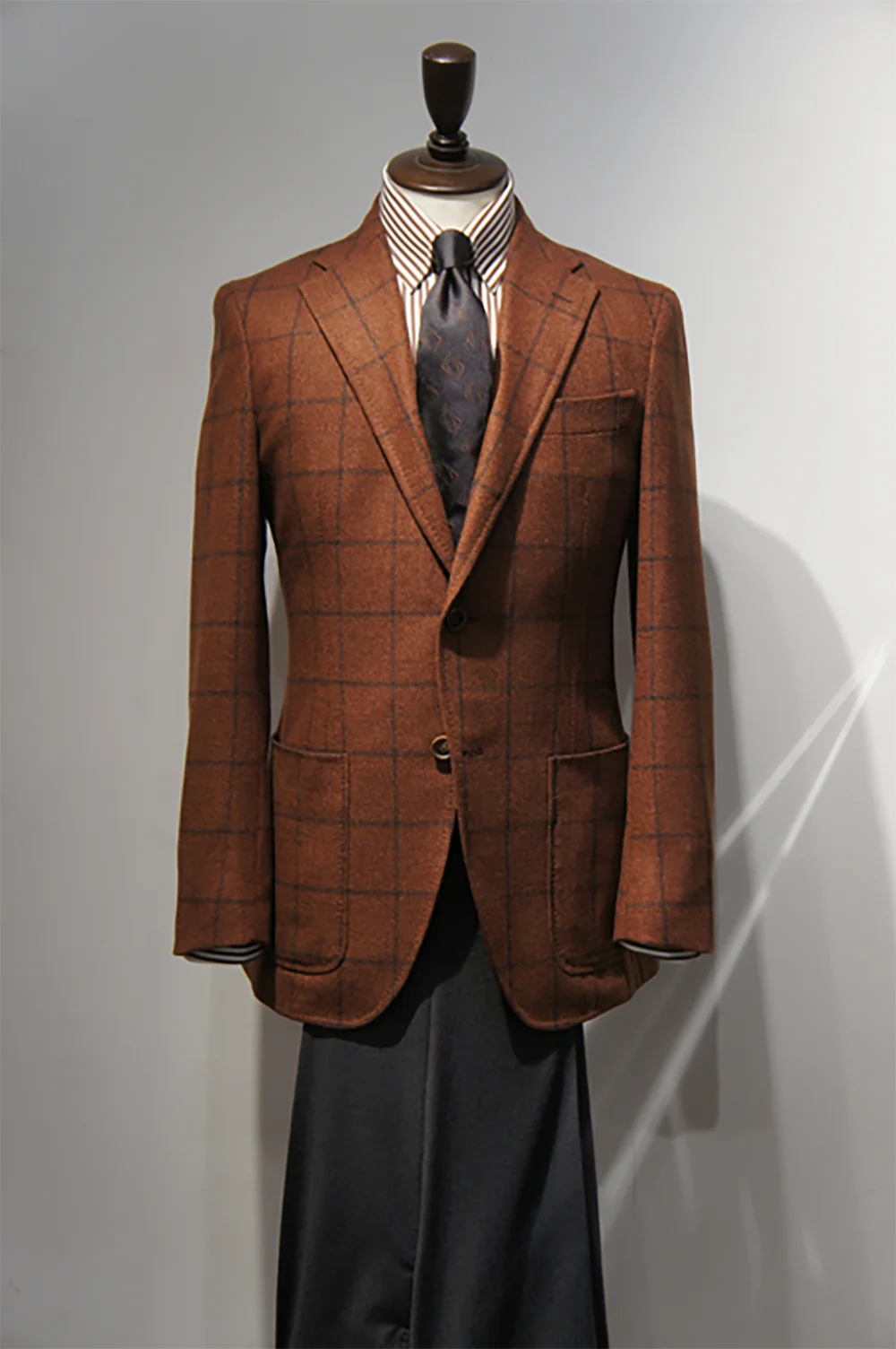 Threebooy  Men Suits Plaid Tuxedo 2 Pieces Single Breasted Corduroy Business Formal Tuxedos Blazer Pants Notch Lapel New