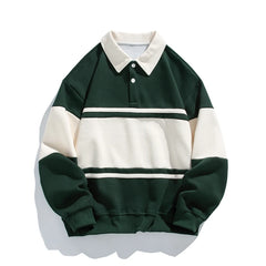 Threebooy 2025 Men Sweatshirts Stand Collar Oversize Splice Pullover Harajuku Unisex Streetwear Autumn Casual Hoodies