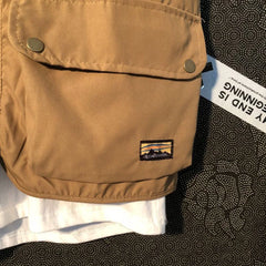 Threebooy  Summer New Men's Cargo Sleeveless Solid Color Vest Multi-Pocket American Retro Fashion Casual Trend Street Loose Men's Tops