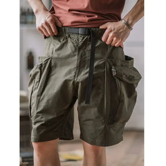 Threebooy Cargo Shorts Men Summer Beach Loose Casual Work Trousers Male Big Size Black Outdoor Shorts Pants 5XL Breathable