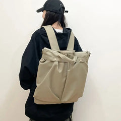 Threebooy  Retro Backpack Crossbody Bags Versatile Commuting Tote Bag for Women and Men