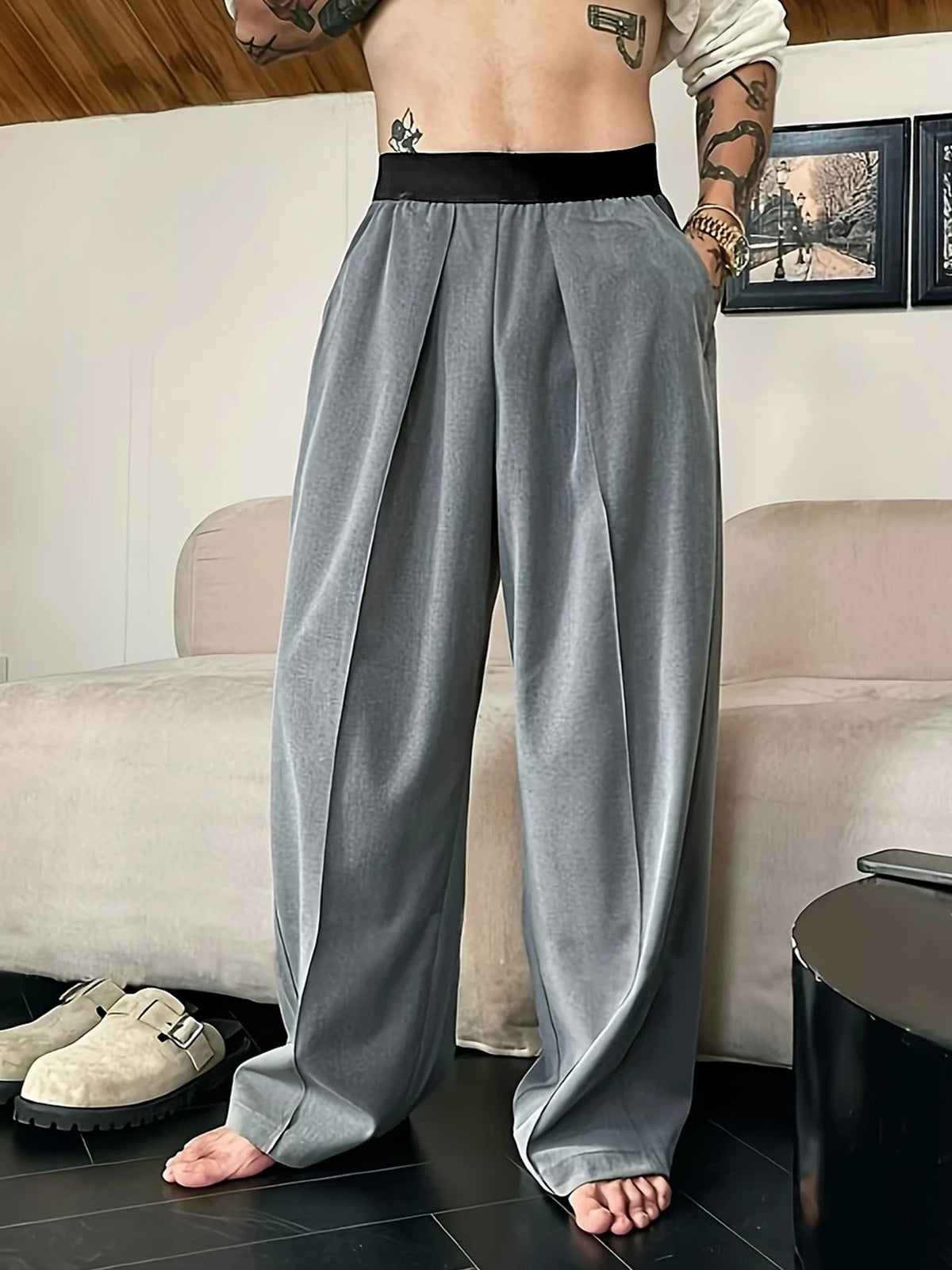 Threebooy  Autumn and Winter Large Size Men's Versatile Casual Pants Outdoor Sports Casual Pants Versatile Casual Pants Suitable for Various Occasions Long Pants