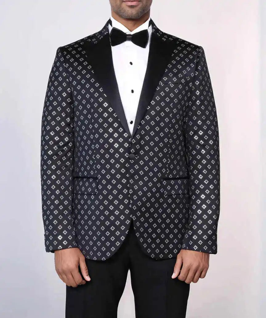 Threebooy  Elegant Men's Suit 2 Pieces Blazer Pant One Button Peaked Lapel Special Business Banquet Party trajes para hombre