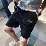 Threebooy Black Male Short Pants Off White Hiphop Sports Men's Shorts Fashion Dry Fit Personalizate Essential Pack No Logo Casual Loose Xl