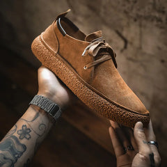 Threebooy  Trendy Men's Lace-up Casual Shoes Men Comfortable Driving Flats Mens Outdoor Shoe