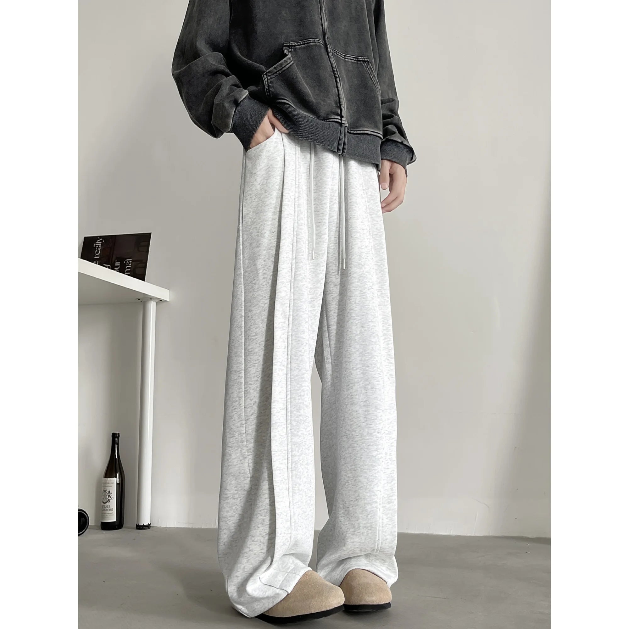 Threebooy Men's jogging pants baggy harem pants neutral breathable outdoor pants chic fashion casual pants new sweatpants 4XL-M