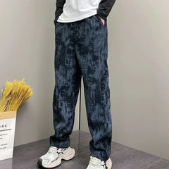 Threebooy  American Trousers Design Niche Straight Casual Trousers Spring Autumn Trend