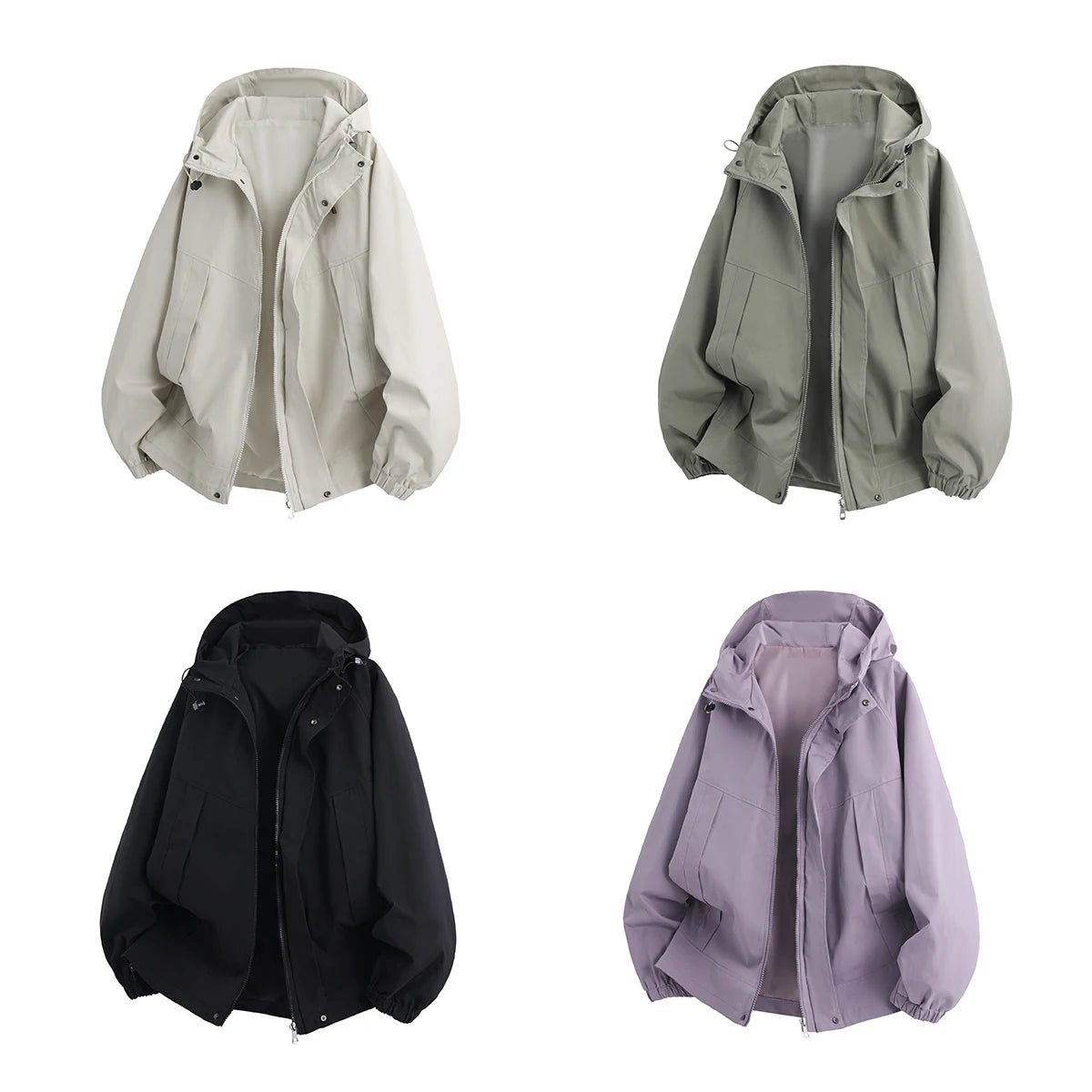 Threebooy New Waterproof Hiking Jackets for Men and Women Sun Protection Windbreaker Camping Climbing Rain Coat Unisex Portable Clothes