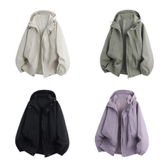 Threebooy New Waterproof Hiking Jackets for Men and Women Sun Protection Windbreaker Camping Climbing Rain Coat Unisex Portable Clothes