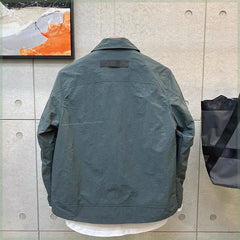 Threebooy American Vintage Casual Work Jacket Korean Style Fashion Handsome Versatile Lapel High-end Jacket Men's Spring Top Aesthetic