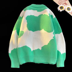 Threebooy Open Front Button V Neck Long Sleeve Sweater Women Basic Shirt Men Warm Soft Coat Autumn Winter Tops Casual Knit Jacket Cardigan