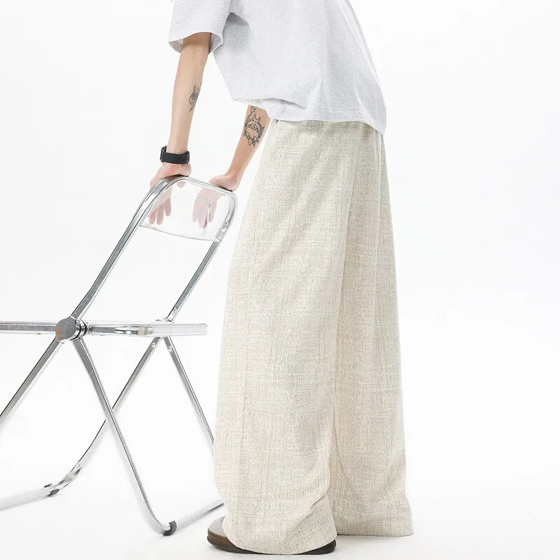 Threebooy  New Design Unisex Straight Leg Casual Pants Breathable Comfortable Novel Fabric Fashion Comfy Trendy Stylish Athleisure Trousers