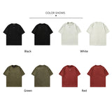 Threebooy Brand Suede Short Sleeve T-shirts Man 2024 Spring Spring New Baggy Embroidery O Neck T Shirt Man Fashion Male Clothes