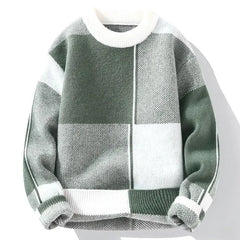 Threebooy Round Collar Crewneck Long Sleeve Thick Knitwear Original Autumnr and Winter Pullover Man Casual Y2k Knitted Sweaters for Men