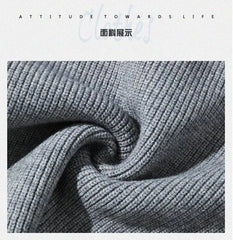 Two fake sweaters man 2025Autumen Winter Knitted pullover sweater men's Business casual warm new fashion Collared sweater