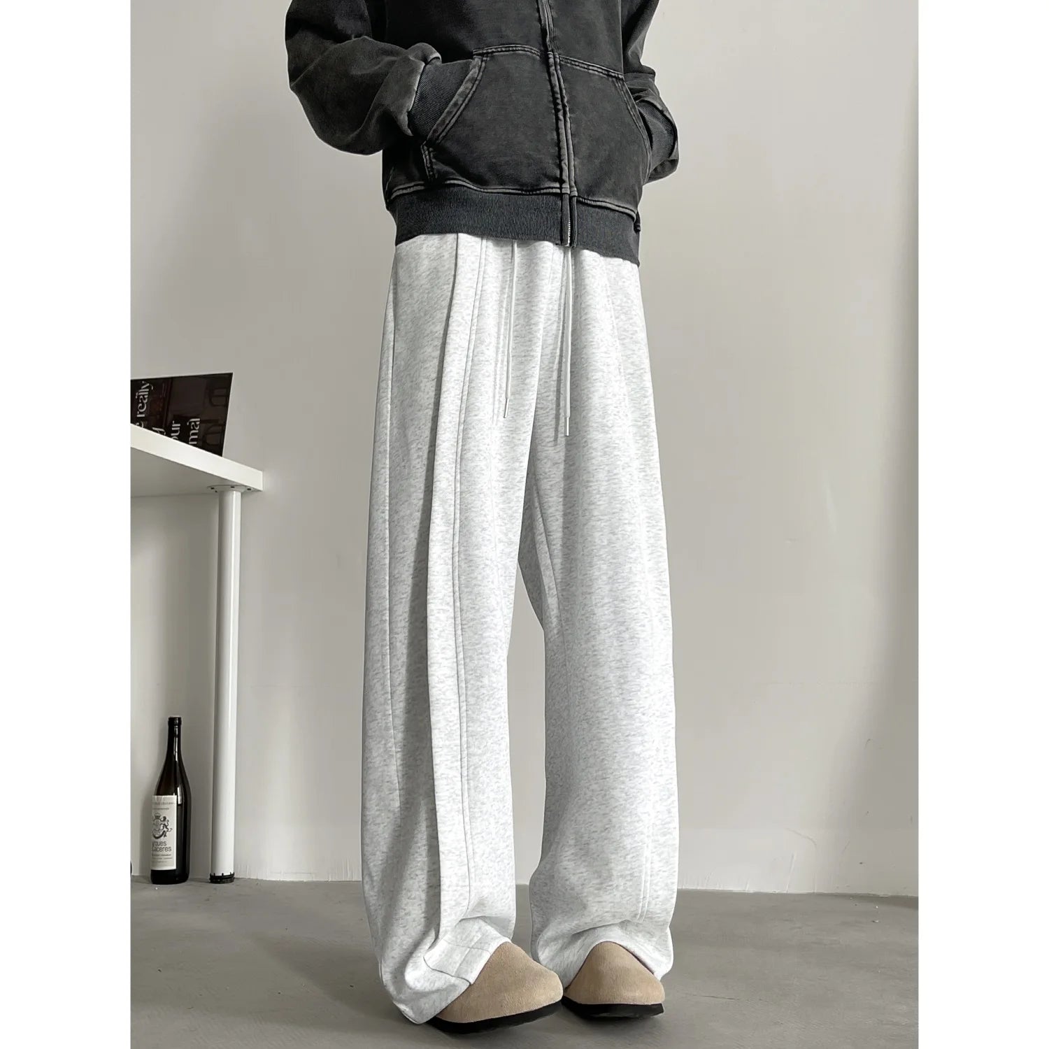 Threebooy Men's jogging pants baggy harem pants neutral breathable outdoor pants chic fashion casual pants new sweatpants 4XL-M